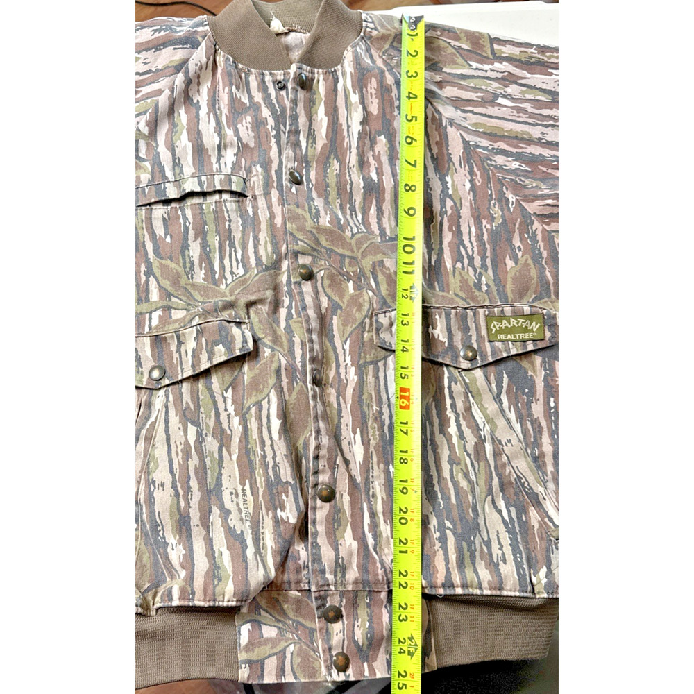 Vintage Realtree Spartan Camo Jacket Men's Size M Hunting Brown Green Camouflage - Picture 6 of 12